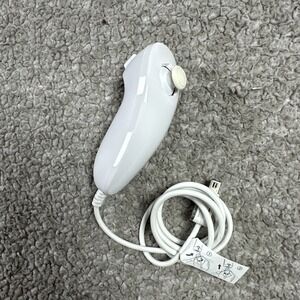Nintendo Wii RVL-004 Nunchuck Controller OEM Official White Nunchuck Remote